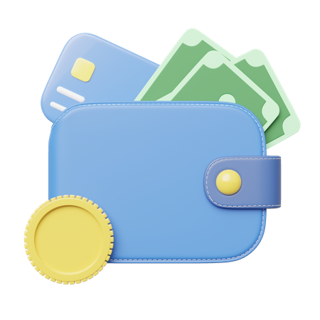 Money Wallet  3D Icon