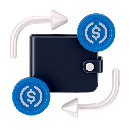 Money wallet  3D Icon