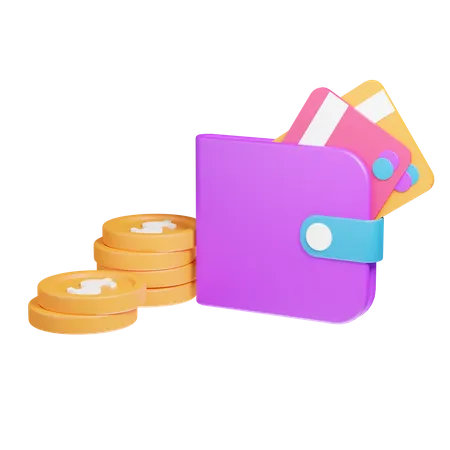 Money Wallet  3D Icon