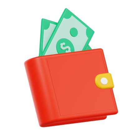 Money Wallet  3D Icon