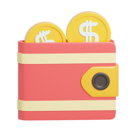 Money Wallet  3D Icon