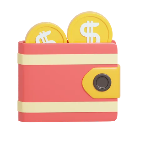 Money Wallet  3D Icon