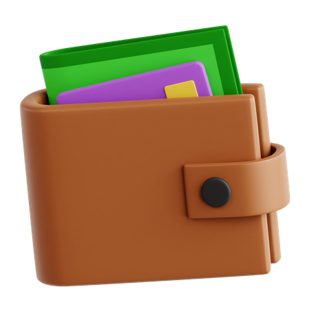 Money Wallet  3D Icon