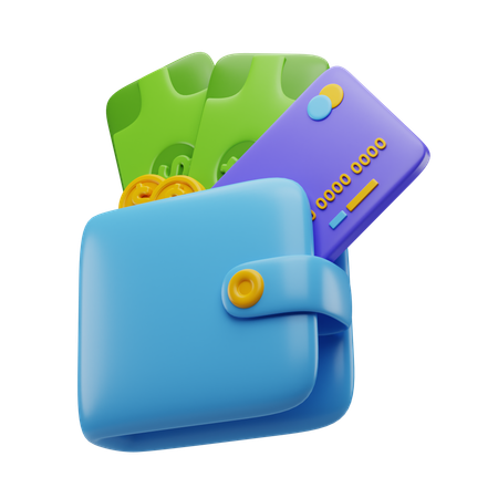 Money Wallet  3D Icon