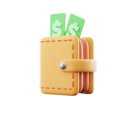 Money Wallet  3D Icon