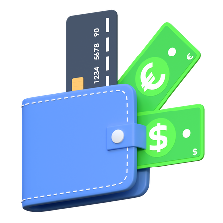 Money Wallet  3D Icon