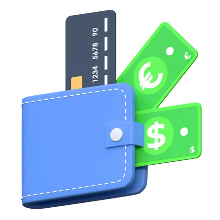 Money Wallet  3D Icon