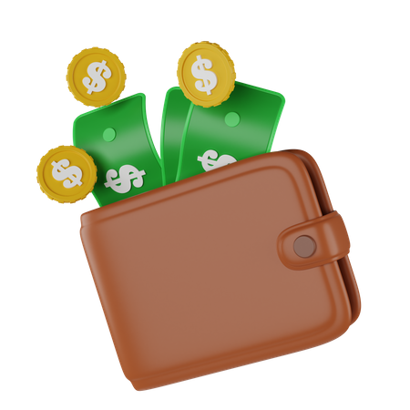 Money Wallet  3D Icon