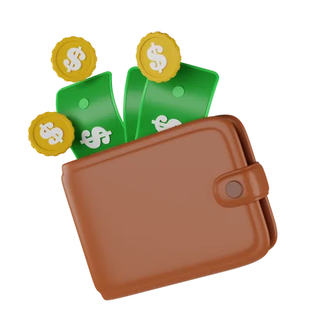 Money Wallet  3D Icon