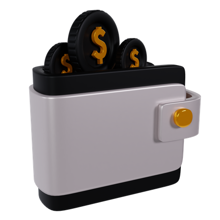 Money Wallet  3D Icon