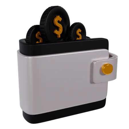 Money Wallet  3D Icon