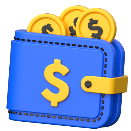 Money Wallet  3D Icon