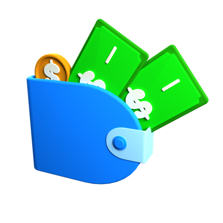 Money Wallet  3D Icon