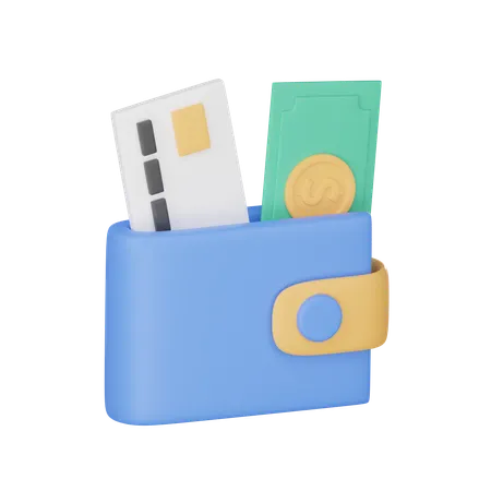 Money Wallet  3D Icon