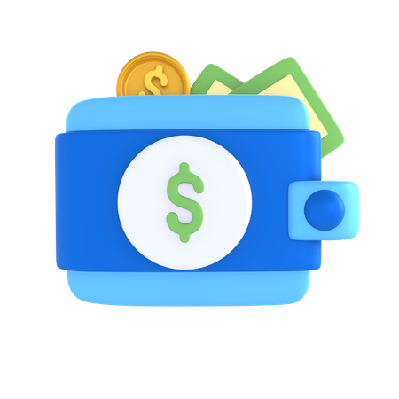 Money Wallet  3D Icon