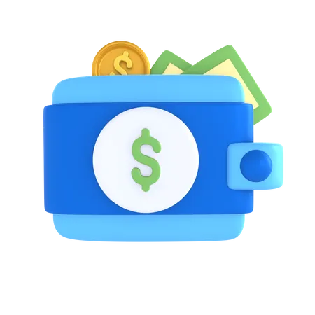 Money Wallet  3D Icon