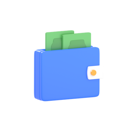 Money Wallet  3D Icon