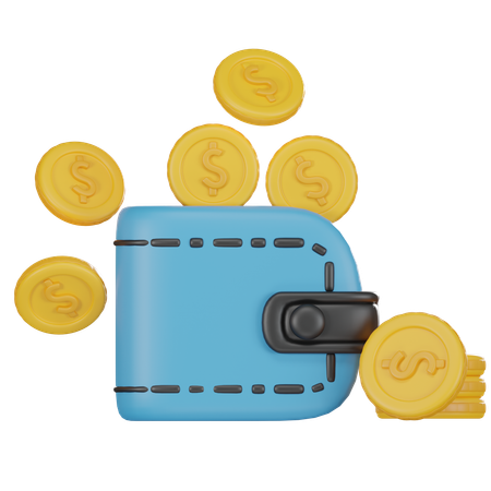 Money Wallet  3D Icon