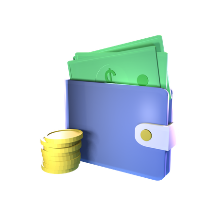 Money Wallet  3D Icon