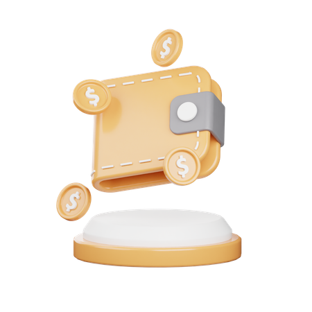 Money Wallet  3D Icon