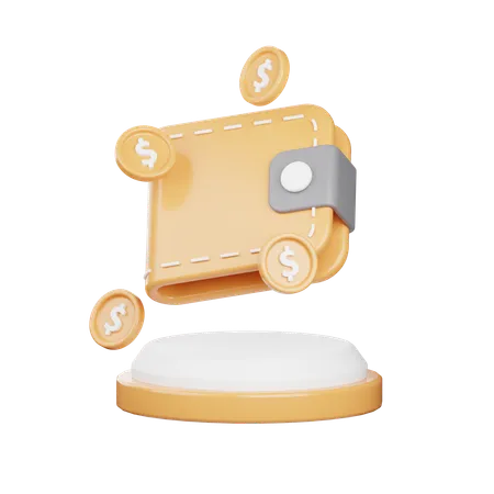 Money Wallet  3D Icon