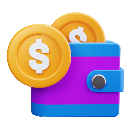 Money Wallet  3D Icon