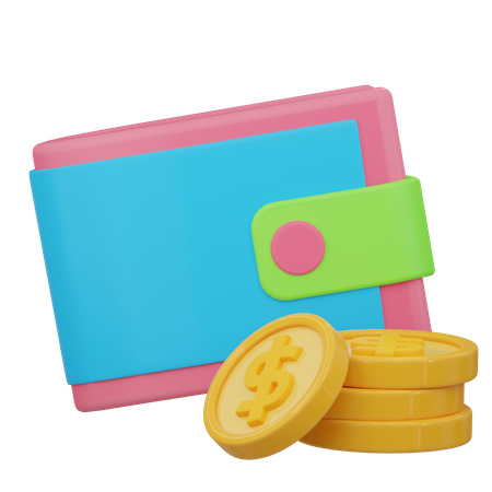 Money Wallet  3D Icon