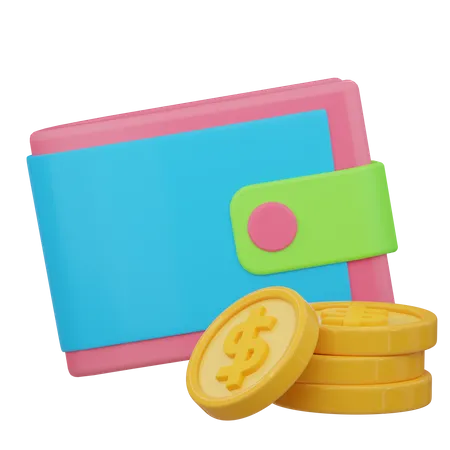 Money Wallet  3D Icon