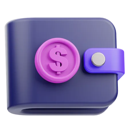 Money Wallet  3D Icon