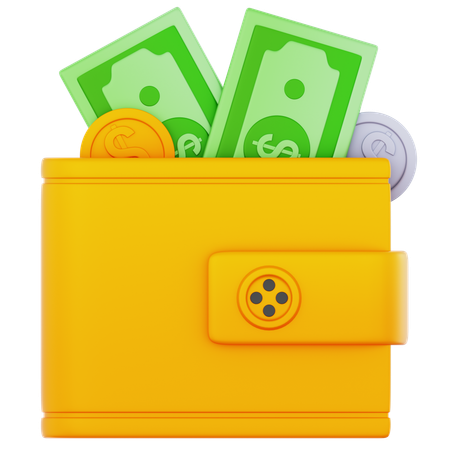 Money Wallet  3D Icon