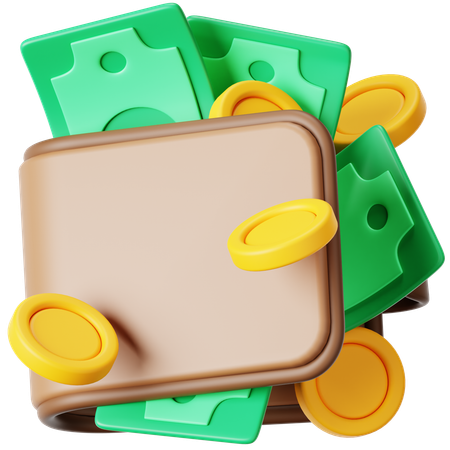 Money Wallet  3D Icon