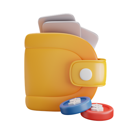 Money Wallet  3D Icon