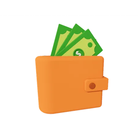 Money Wallet  3D Icon