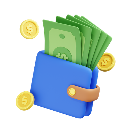 Money Wallet  3D Icon