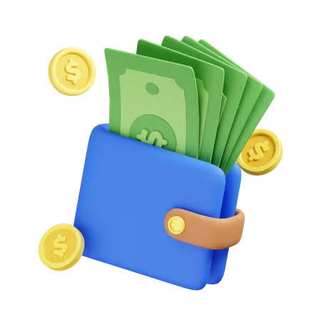 Money Wallet  3D Icon