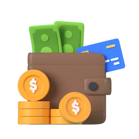 Money Wallet  3D Icon