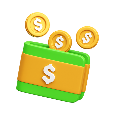 Money Wallet  3D Icon