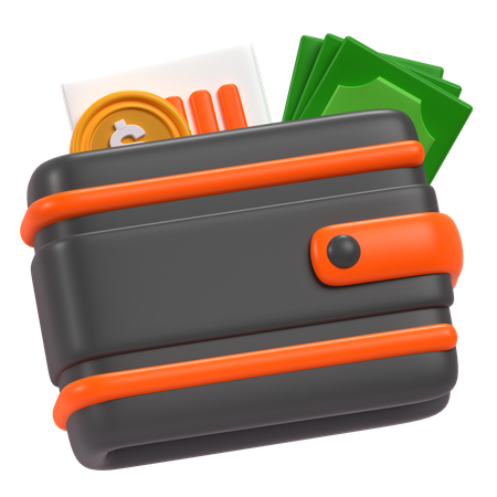 Money Wallet  3D Icon