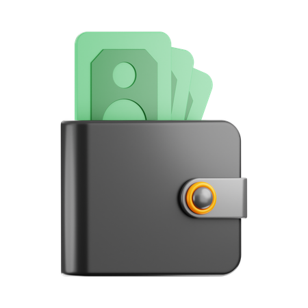 Money Wallet  3D Icon