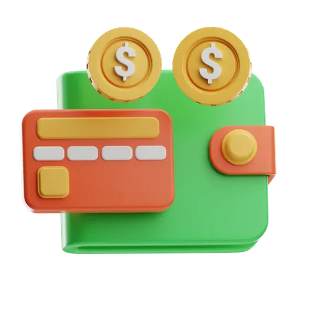 Money Wallet  3D Icon