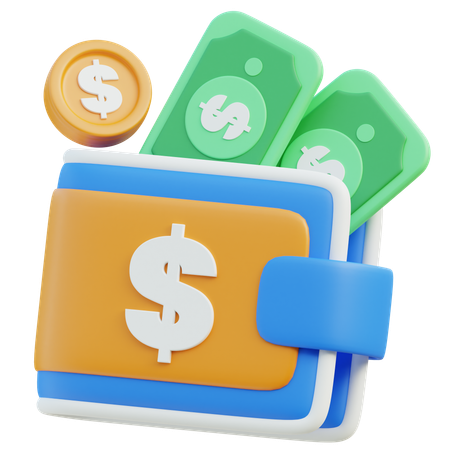 Money Wallet  3D Icon