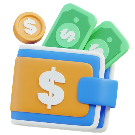 Money Wallet  3D Icon