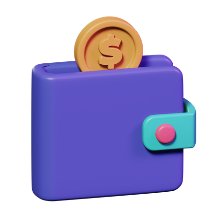 Money Wallet  3D Icon