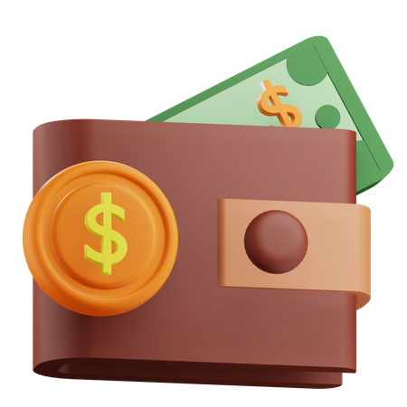 Money Wallet  3D Icon