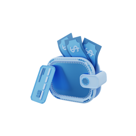 Money Wallet  3D Icon