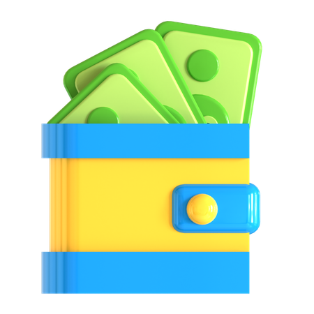 Money Wallet  3D Icon