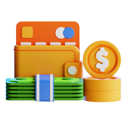 Money Wallet  3D Icon