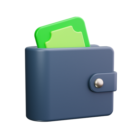Money Wallet  3D Icon