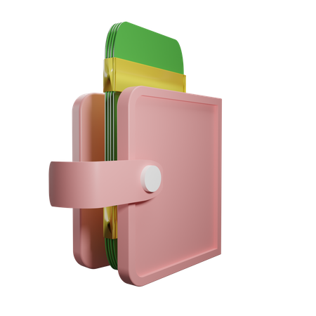 Money Wallet  3D Illustration