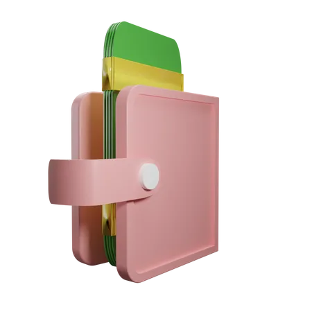 Money Wallet  3D Illustration